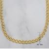 14Kt. gold plated Smooth Anchor Chain Necklace