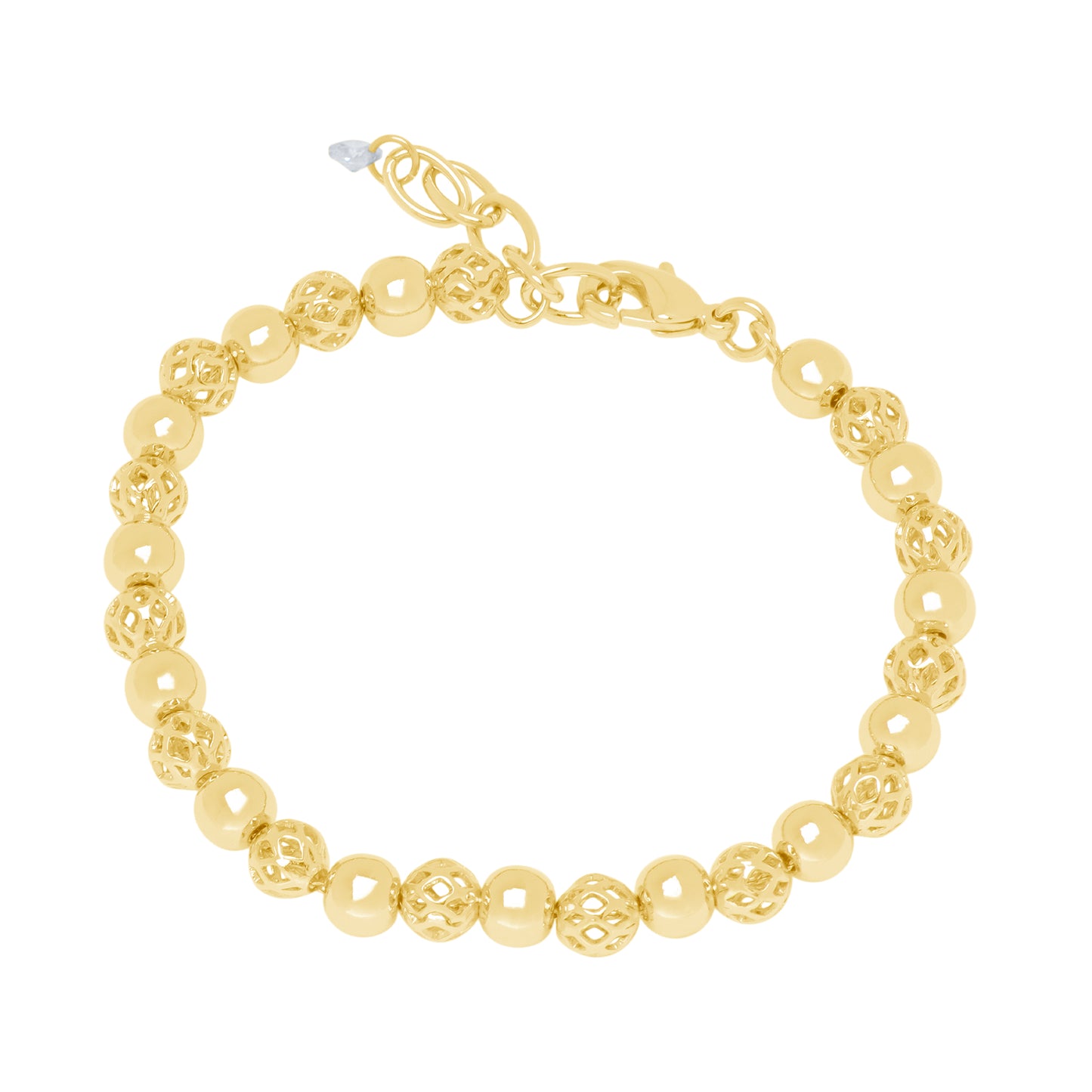 Gold Plated Beaded Bracelet